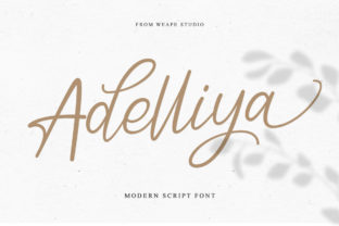 Adelliya Script: A Handwritten Font for Handmade Sellers