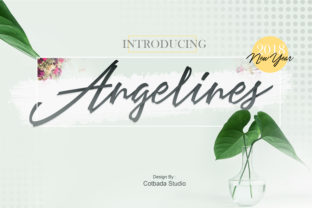 Angelines Script: A Handcrafted Typeface for Editorial Charm
