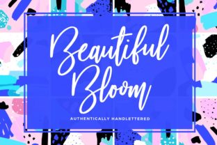 Beautiful Bloom: Elevate Your Brand with This Script Font