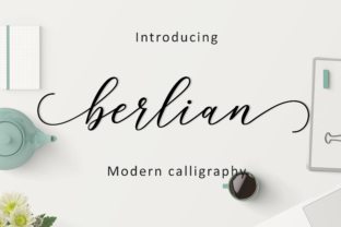 Berlian Script: A Stunning Script Font for Crafters and Makers