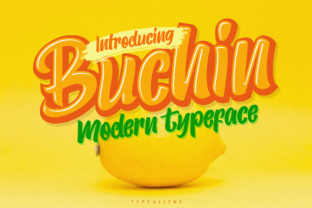 Buchin: A Sweet Script Font for Editorial Design