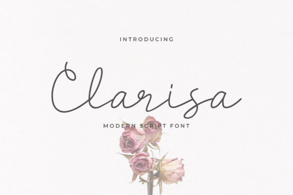 Clarisa Script Review: A Bold Script Font for Campaign Designers