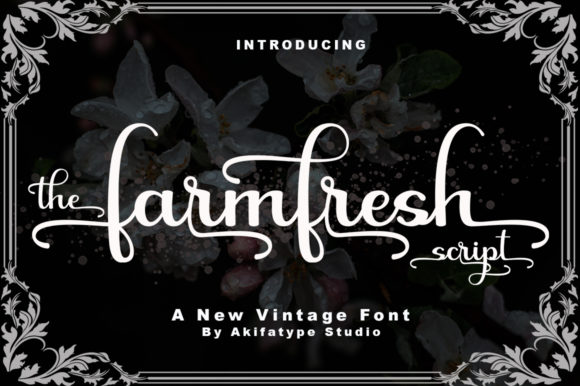 Farmfresh Script Adds Vintage Character to Modern Web Layouts