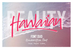 Hawaiian Duo: Striking Structure and Natural Charm in One Typeface