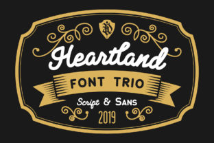 Heartland Trio: A Retro-Inspired Font Trio for Editorial Design