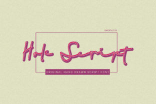 Hole Script: A Handwritten Font for Editorial Design