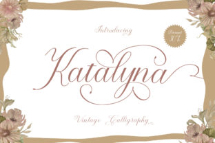 Katalyna Script: A Display Font for Refined Digital Branding