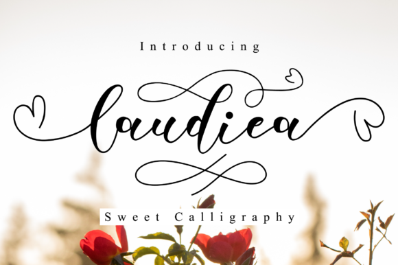 Laudiea Script Brings Handwritten Charm to Your Craft Products