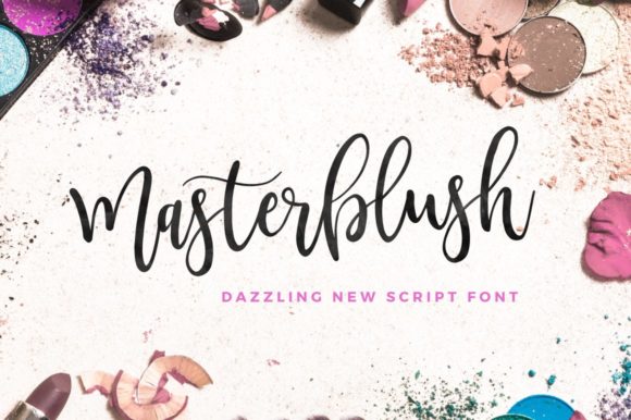 Masterblush: A Sweet Handwritten Font for Editorial Projects