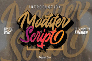 Modster Script: A Hand-Lettered Font for Editorial Charm