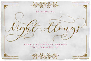Night Alongs Script: Unique Font for Scroll-Stopping Campaigns