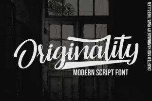 Originality Script: A Handwritten Font for Digital Design