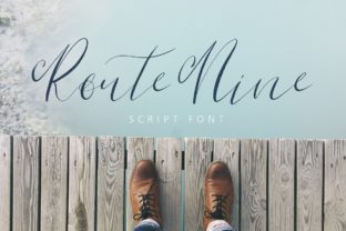 Rout Nine Script: A Display Font for Web Design