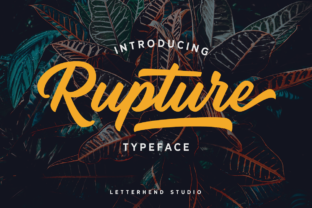Rupture Duo: A Bold Font for Handmade Product Creators