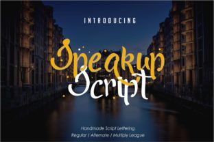 Speakup Script Brings Handcrafted Charm to Your Product Designs