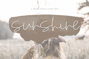Sunshine Font: A Handwritten Typeface for Charming Craft Projects