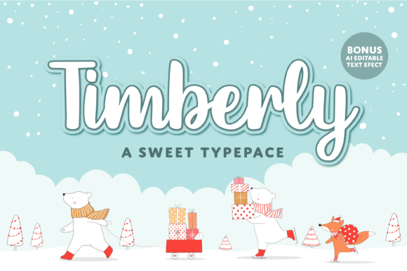 Timberly: A Handcrafted Script Font with Genuine Character
